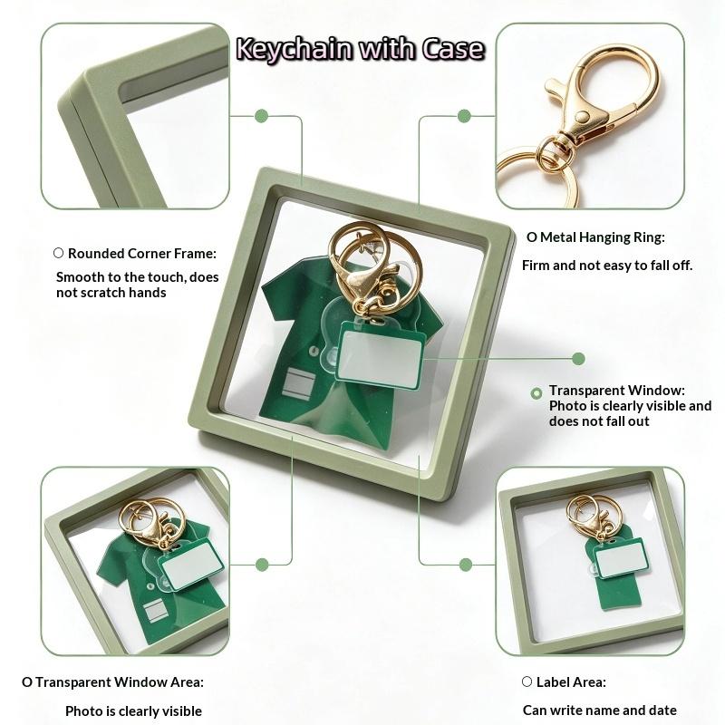 Stethoscope - Llavero Verde con Diseño 2D de