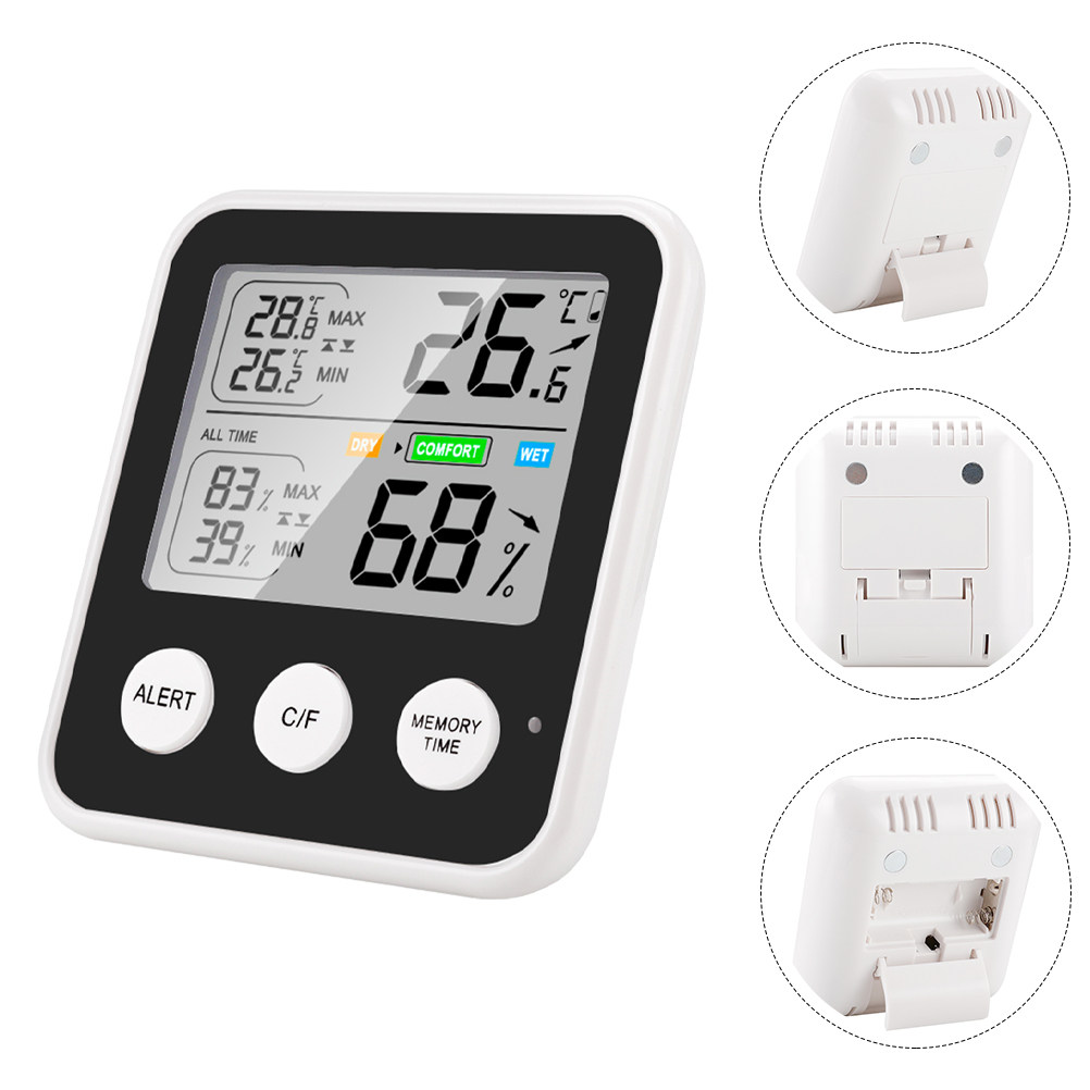 Thermometer Digital - Mini higrómetro digital y termómetro, componentes