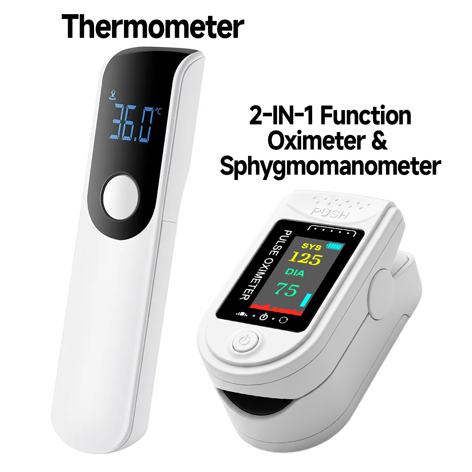 Mini termómetro médico para me - Pulse Oximeter reseña y precio