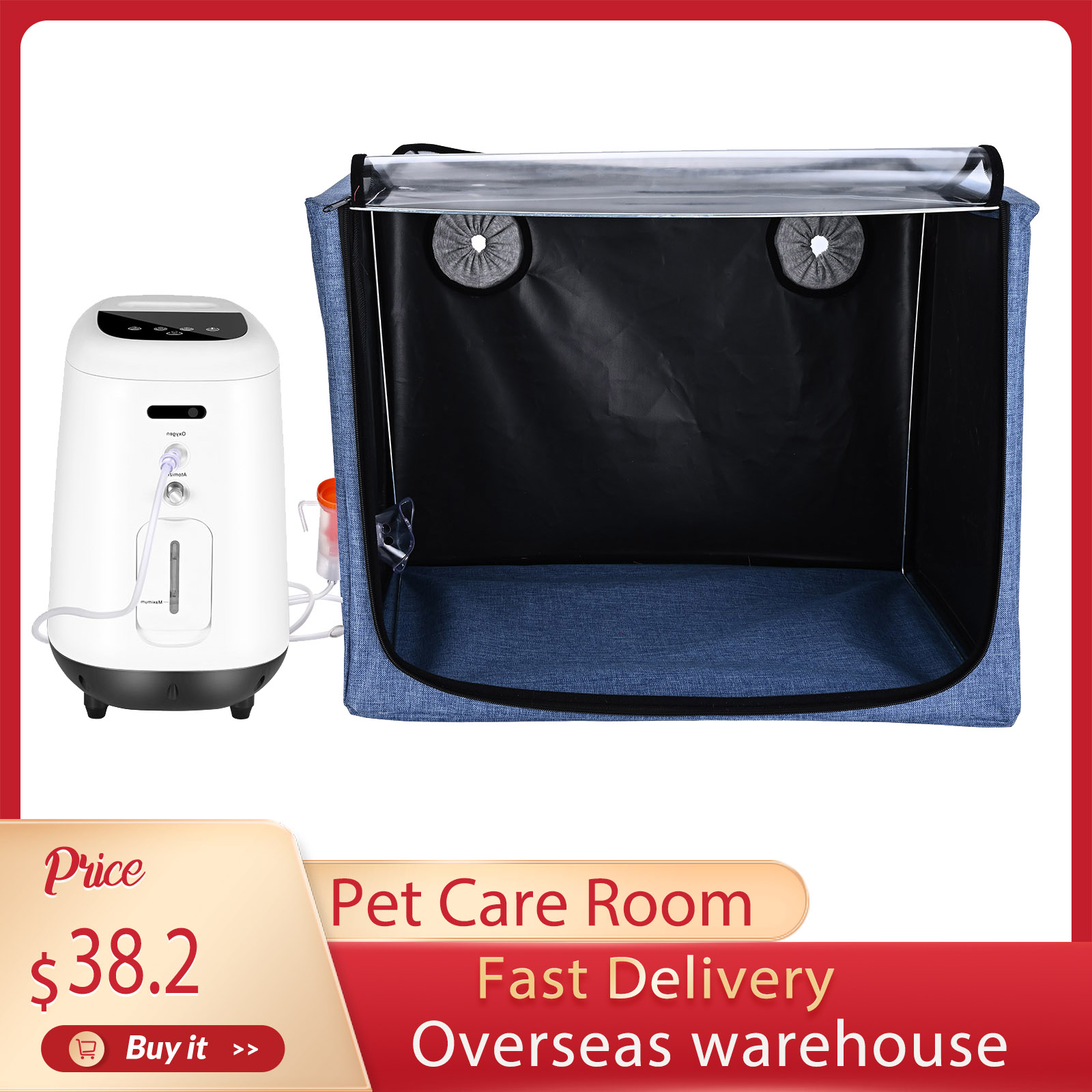 Jaula de Oxígeno para Perros y - Lab Incubator reseña y precio