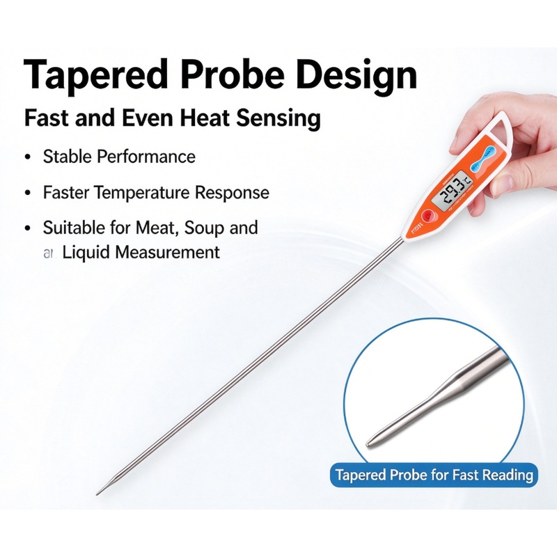 Termómetro digital para alimen - Thermometer Digital reseña y precio