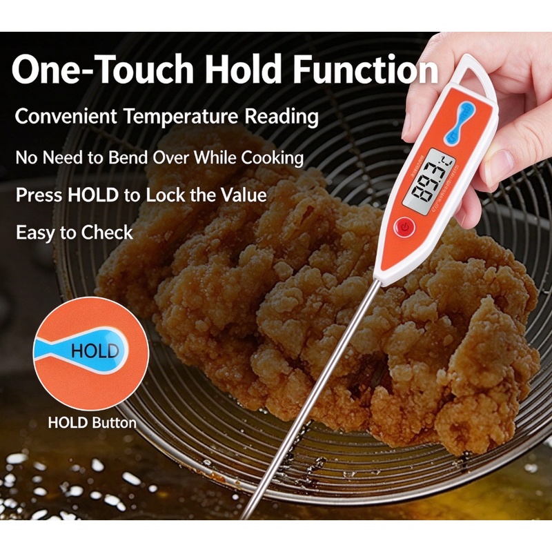 Termómetro digital para alimen - Thermometer Digital reseña y precio