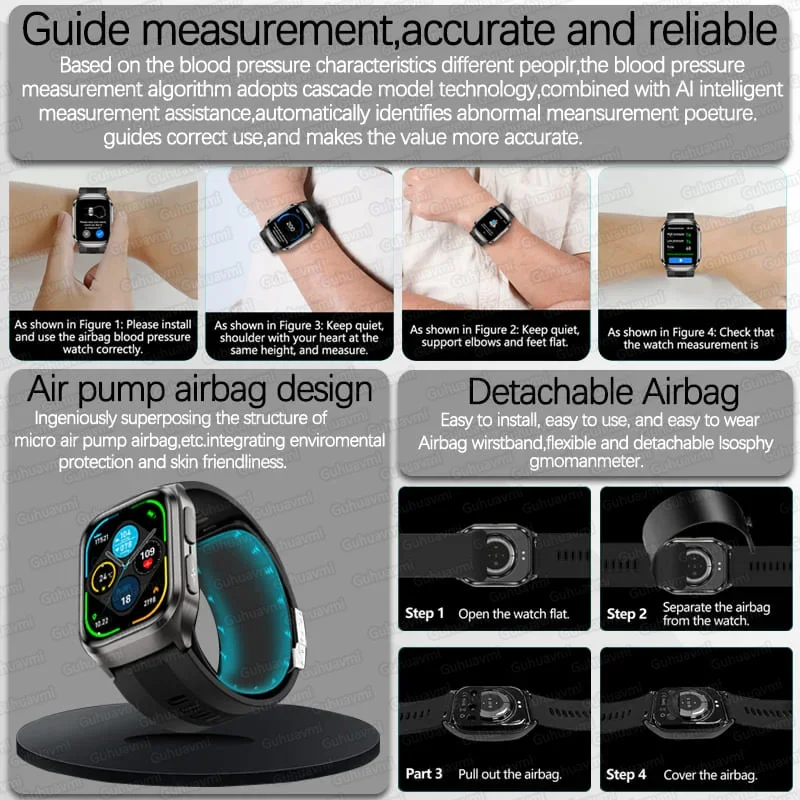 Reloj inteligente con función  - Blood Pressure Monitor reseña y precio