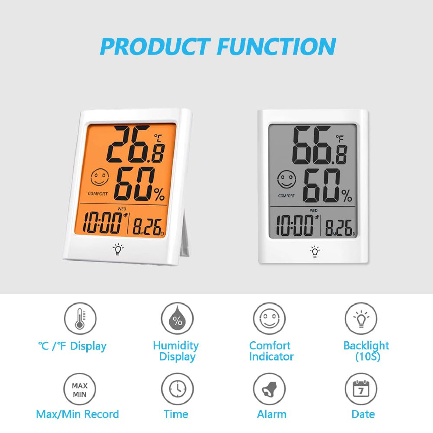 Termómetro e higrómetro digita - Thermometer Digital reseña y precio