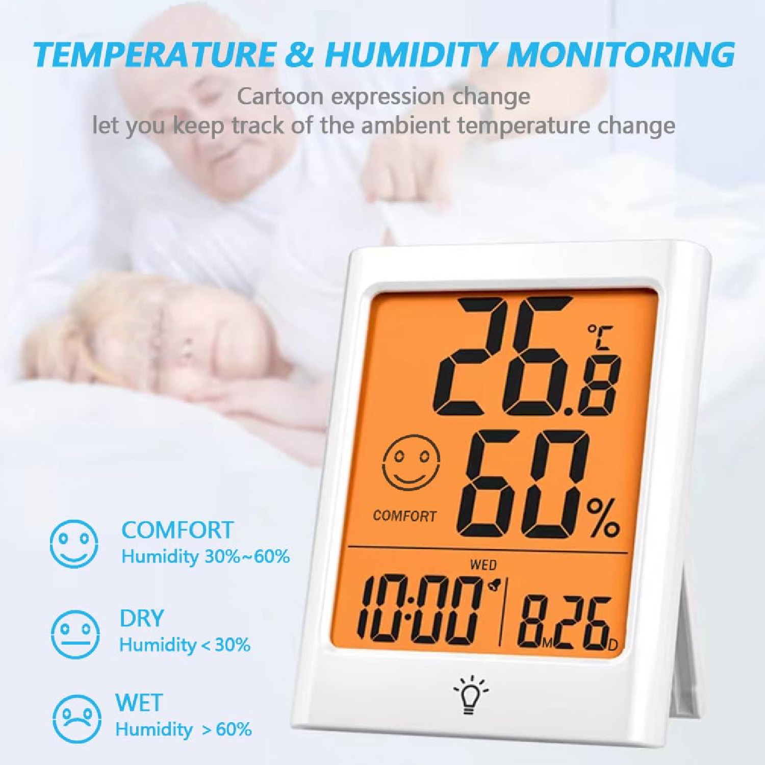 Termómetro e higrómetro digita - Thermometer Digital reseña y precio